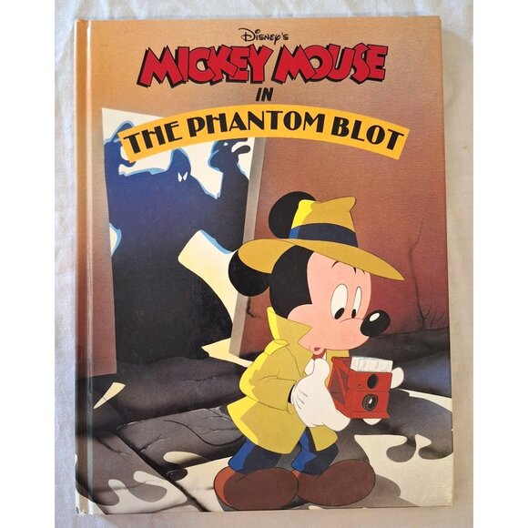 Mallard Press Other - Disney Mickey Mouse In The Phantom Blot Oversized Hardcover Book 1990 Read Aloud